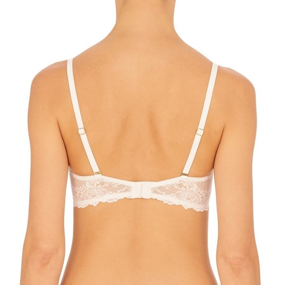 Natori Heavenly Convertible Balconette Bra 34DD in classic light tan/nude - Picture 3 of 9